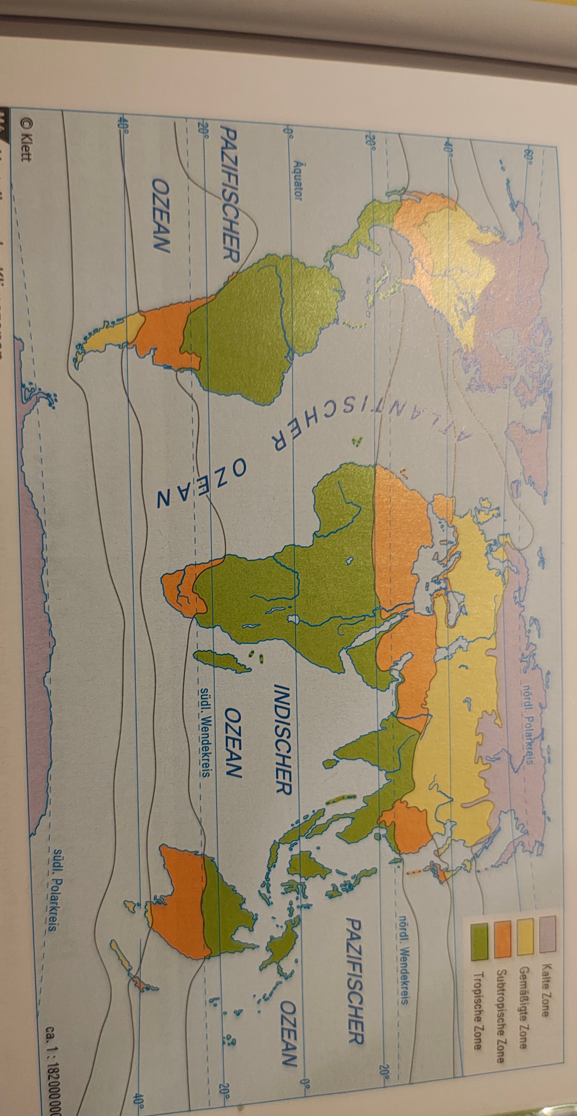 Klimazonen Verteilung